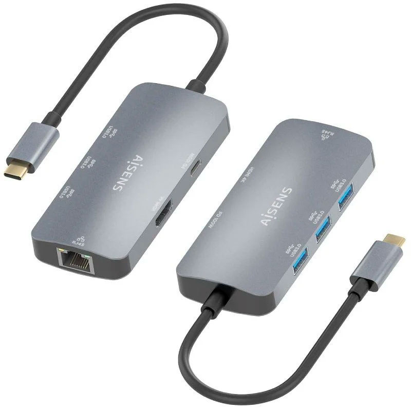 Docking USB tipo C Aisens ASUC-6P019-GR Docking USB tipo C Aisens ASUC-6P019-GR