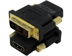 Añadir a la cesta Adaptador DVI (macho) - HDMI (hembra) Adaptador DVI (macho) - HDMI (hembra)