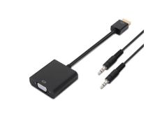 Conversor HDMI a VGA Aisens A122-0126 - Jack 3.5 Hembra - 10cm