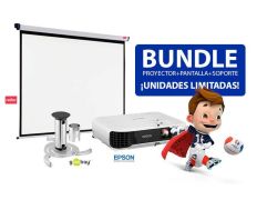 Añadir a la cesta Proyector Epson EB-U04 + Pantalla + Soporte Wentronic BeamerFlex Proyector Epson EB-U04 + Pantalla + Soporte Wentronic BeamerFlex