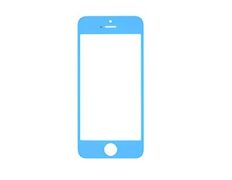 Añadir a la cesta Cristal frontal iPhone 5/5S/5C/SE Azul Claro Cristal frontal iPhone 5/5S/5C/SE Azul Claro