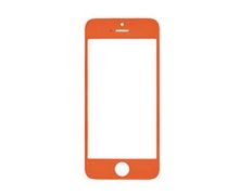 Añadir a la cesta Cristal frontal iPhone 5/5S/5C/SE Naranja Cristal frontal iPhone 5/5S/5C/SE Naranja