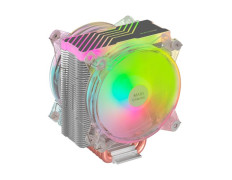 VENTILADOR MARS GAMING MCPU66 DUAL ARGB NEGRO UNIVERSAL