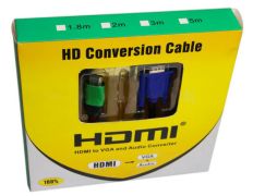 Añadir a la cesta Adaptador HDMI/VGA con audio 5m Adaptador HDMI/VGA con audio 5m