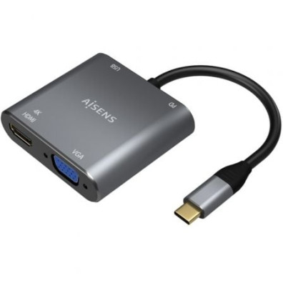 Conversor HDMI a VGA y USB Tipo-C - Aisens A109-0626