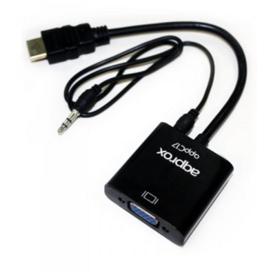 Cable Adaptador HDMI/VGA Con Audio