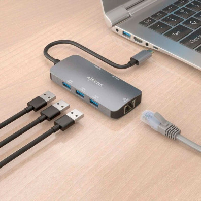 Docking USB tipo C Aisens ASUC-6P019-GR