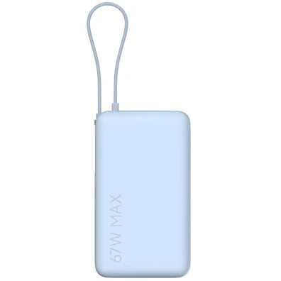 Xiaomi  Power Bank 10000mAh (Cable integrado) 67W Azul Hielo