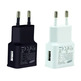 Adaptador de corriente universal USB Blanco