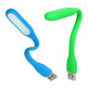 Lámpara portátil USB Negro/Verde